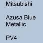 Preview: Mitsubishi, Azusa Blue Metallic, PV4.